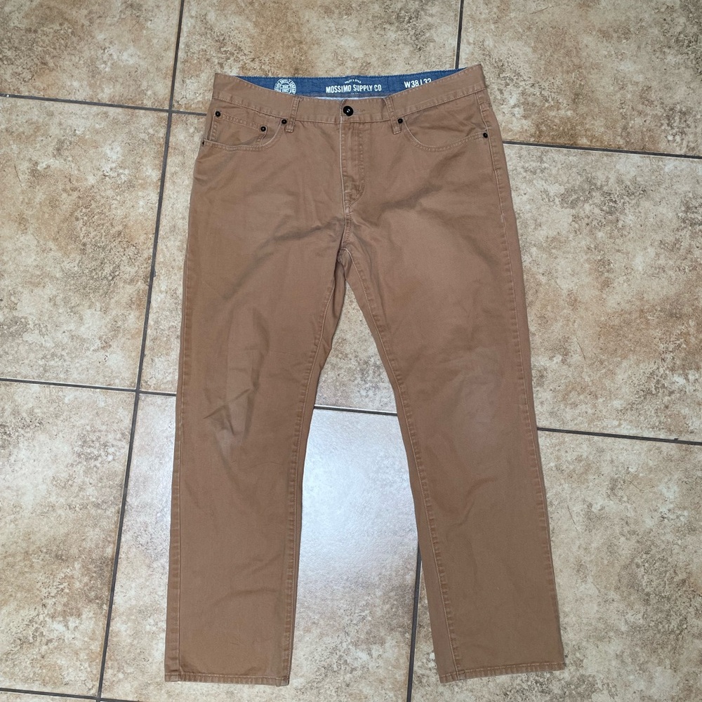 Mossimo Supply Co. Tan Utility Pants